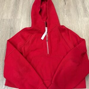 Lululemon Athletica Red Zip-Up Jacket size M-L